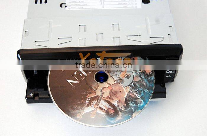 Car Detachable Front Panel One Din DVD/CD/MP3/USB/SD CARD AM/FM PLAYER+AUX INPUT