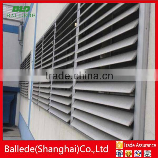custom shape wall aluminum canopy louver