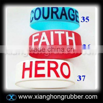Eco-friendly customed silicone wristband