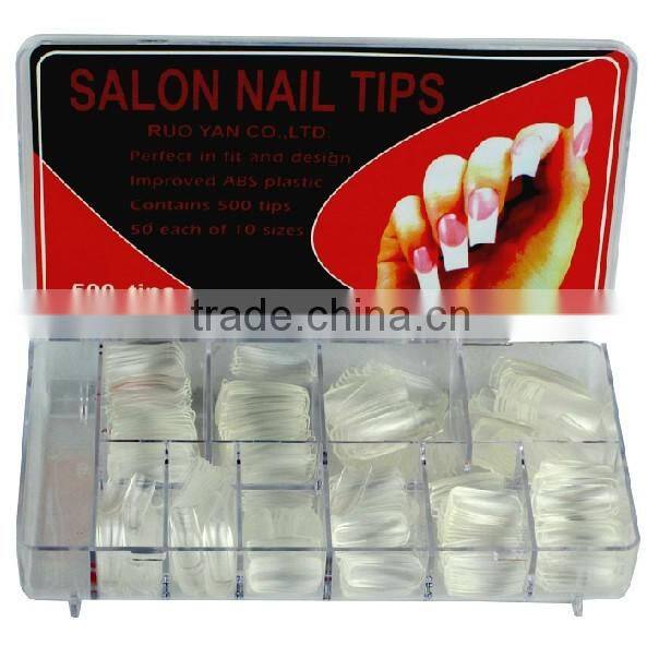 500pcs wholesale plain fake nail DIY nail arts
