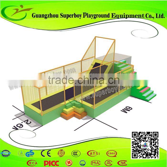 2016 new design of cheap trampoline park commercial trampoline mini trampoline