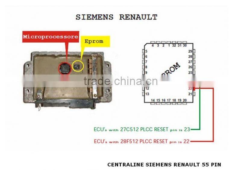 TMS374 Auto ECU EEPROM programming tool TMS374 supports EEPROM programming of TMS374 MCU