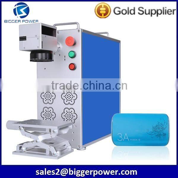 20 W MOPA fiber laser mobile covers printing machine