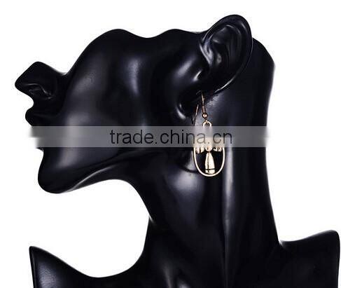 >>New SW16514 dangle jesus cross earring/