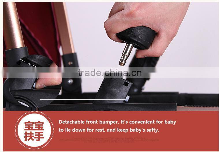 Baby Standard Stroller, Free Replaceable Canopy, Easy Folding Travel System