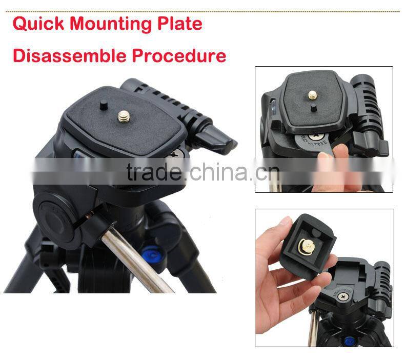 QZSD Q-111 Digital Camera Light Support Portable Fishing Lightweight Tripod