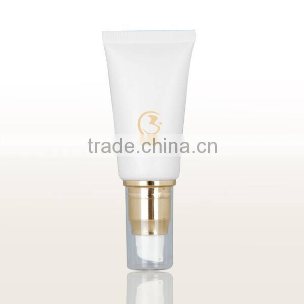Pump White cosmetic tube