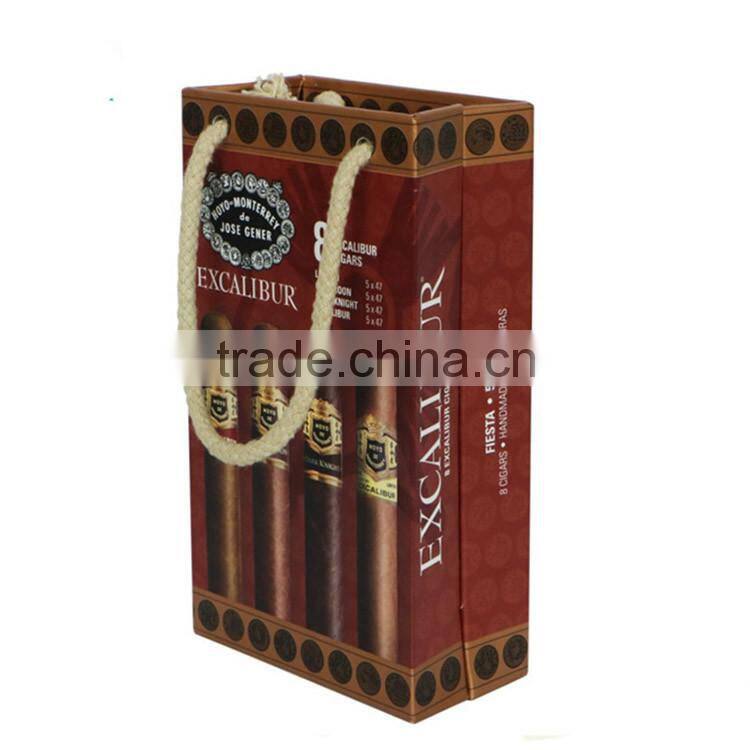 Packaging box Industrial Use and Glossy Lamination Printing Handling spanish cedar cigar box