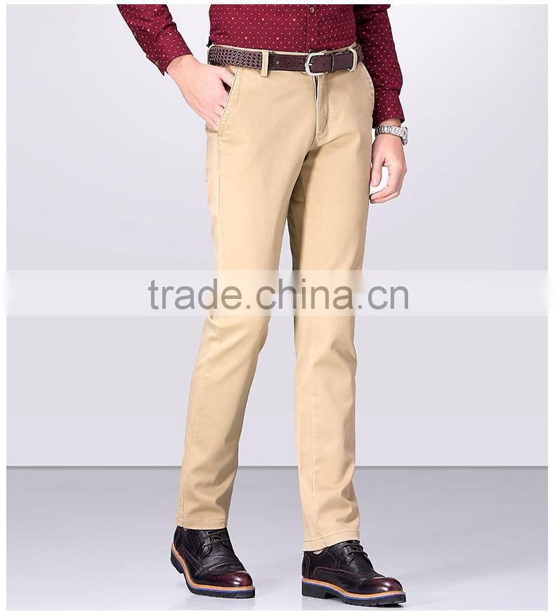 men's Straight trousers business pants warm woolen pants for business man
