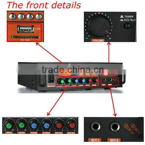 ASION AV368u bluetooth module 12v mp3 amplifier