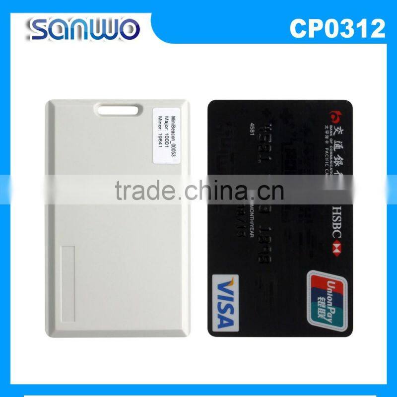 Card Beacon with iBeacon & Eddystone Tech bluetooth4.0 module