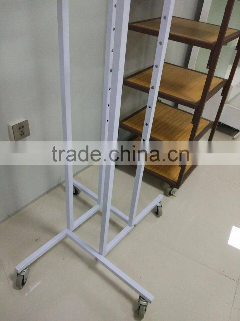 Bedroom Baby Clothes Hanger Display Stand stainless steel For Shop