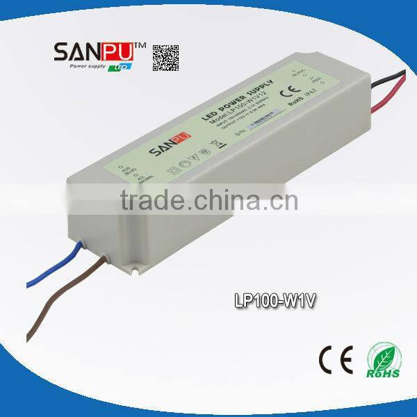 constant voltage IP67 100w 12v waterproof power supply