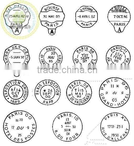 Wooden handle digits seal digits stainless machine