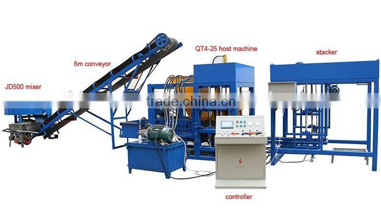 QT4-18 tanzania brick making machine for sale,hollow brick machine