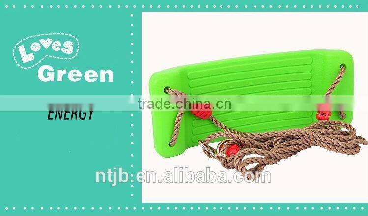 colorful children swing double seat funny kids swing playground swing plastic seat