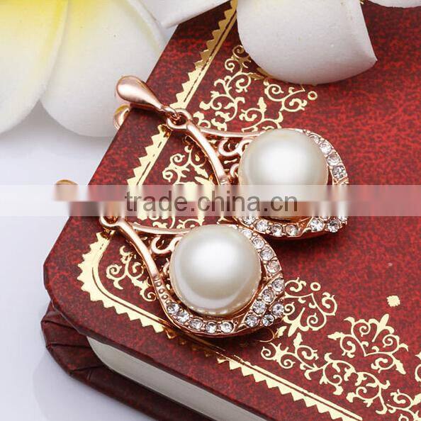 beautiful african beads jewelry set with pearl