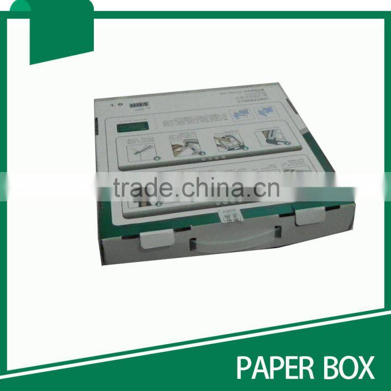 2015 PLASTIC HANDLE CARDBOARD CORRUGATED CARTON BOX EP835656
