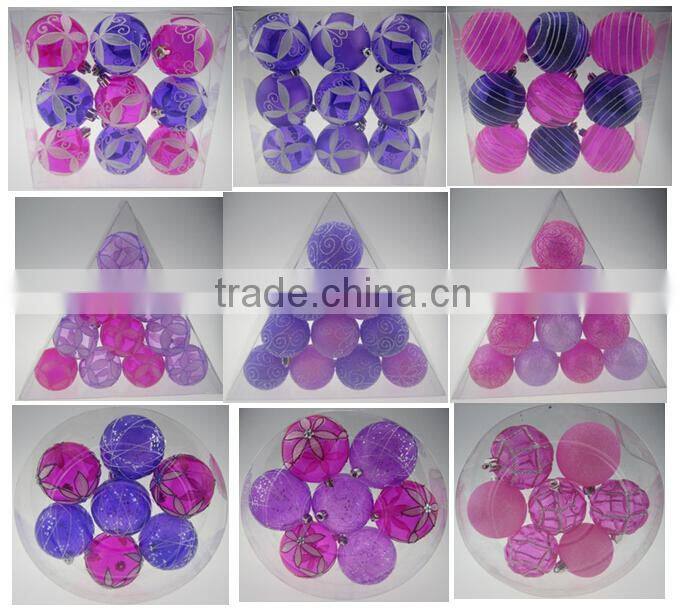 Coffee Decorative Plastic Plain Christmas Ball