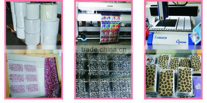 clear 3D sticker with crystal/clear 3D sticker with beads/removable 3D sticker