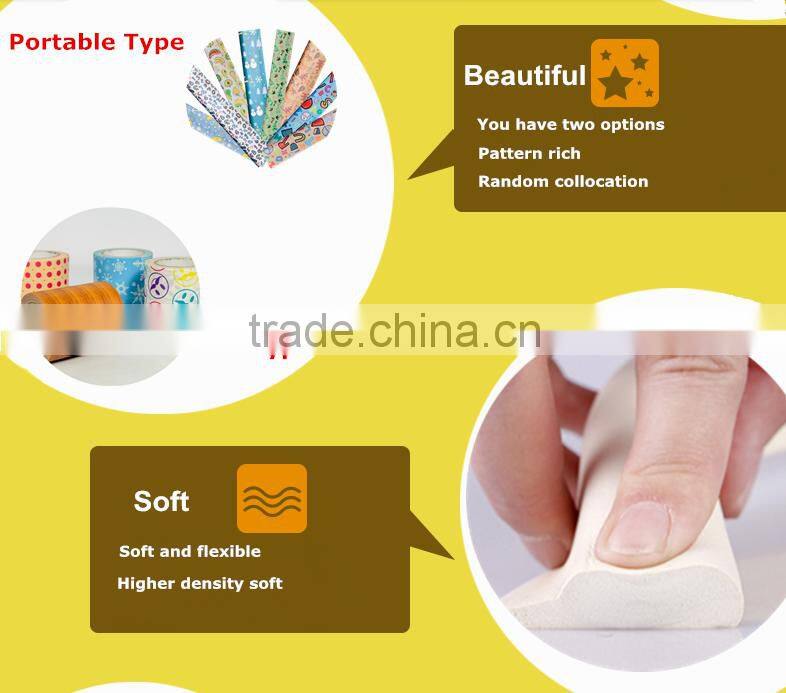 Baby mate Manufacturer Baby Safety NBR Rubber corner protector for table,corner cover baby safety