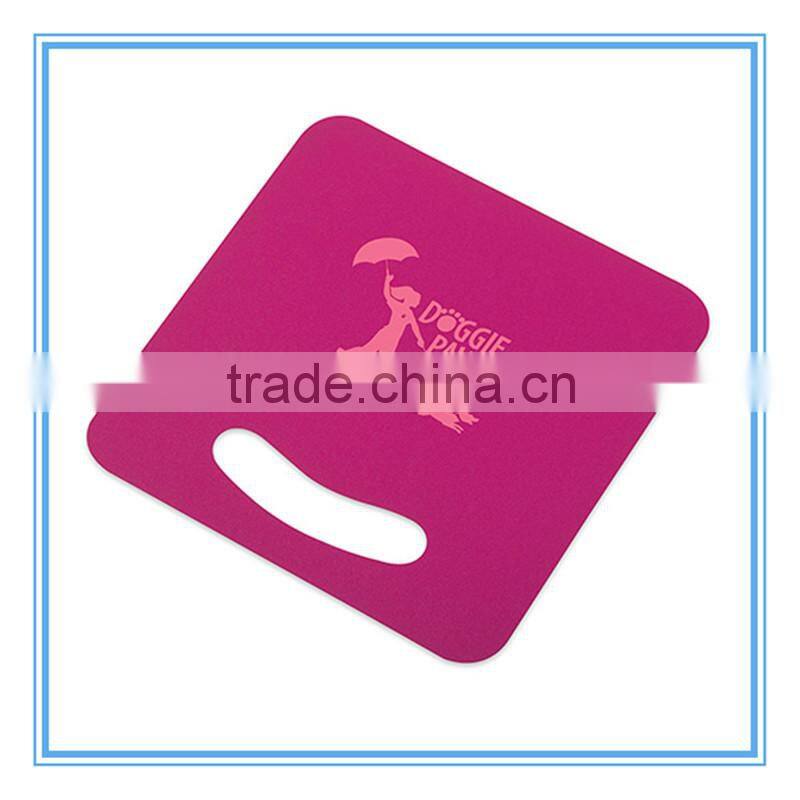 custom shape 17*17cm PP hand fans for promotion