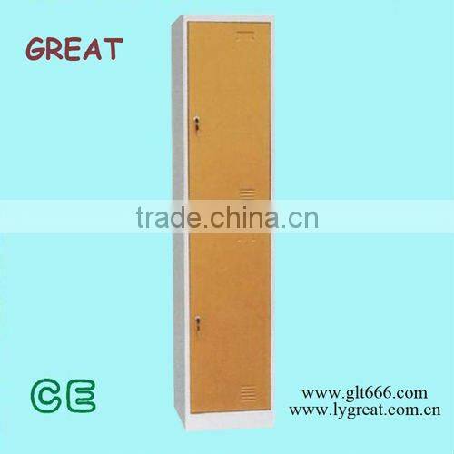 2 door office decorative employee storage locker cabinet