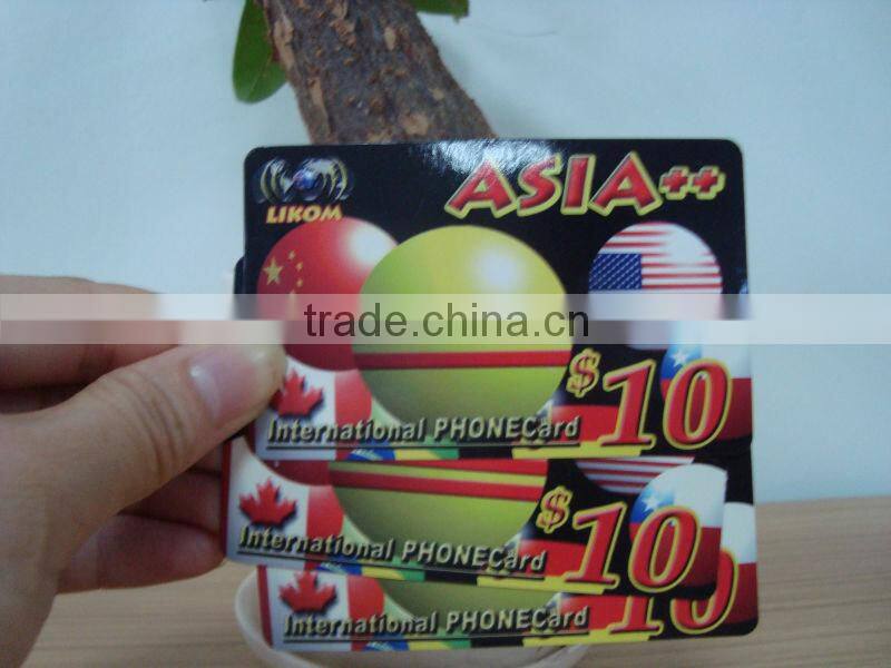 recharge calling card