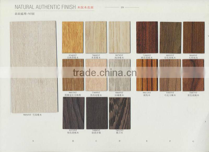 1220*2440mm wood grain Decorative high pressure laminates natural authentic finish
