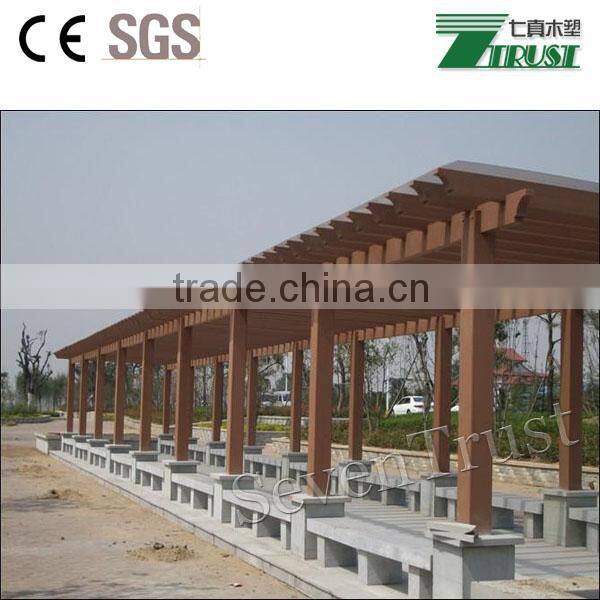 wooden composites wpc pergola, gazebo