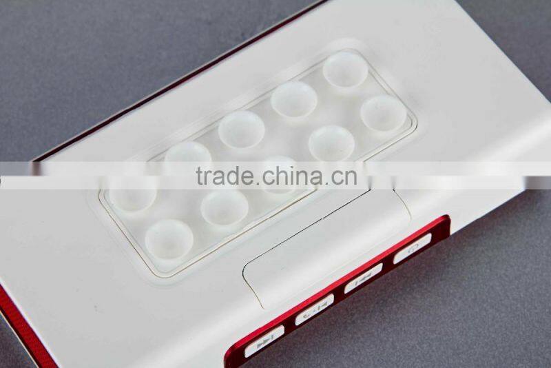 The Portable Mini Bluetooth speaker sound box with wheels and power bank