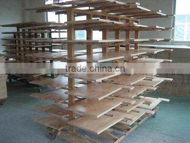 Durable imported all solid pine wood two-door top part wardrobe finished in natural wood color