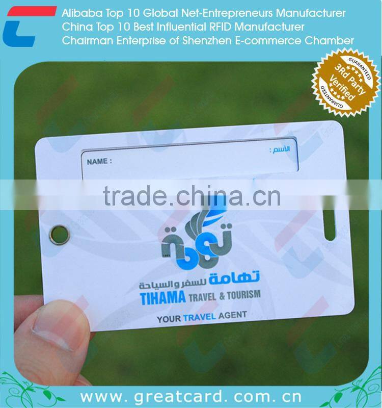 Plastic VIP Luggage Tag