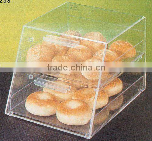 2015 Three tier acrylic cupcake display cabinet bakery pastry showcases