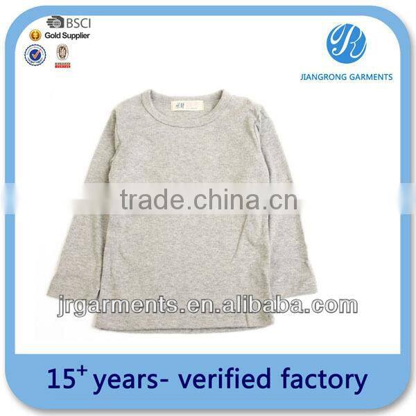 High Quality Child clothes cotton farbic Long sleeve t shirts Clothing China supplier