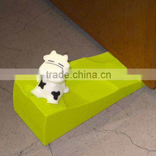 Funny calf rubber decorative door draft stopper