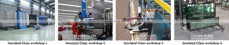 8mm+9A+8mm Clear Float Insulated Glass Panels For Building