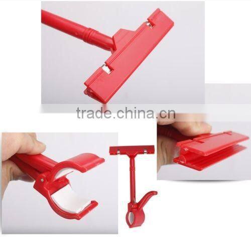 Clip on, Sell Pop Sign Ticket Card, Plastic Price label holder,Price Tags Holder for shelves
