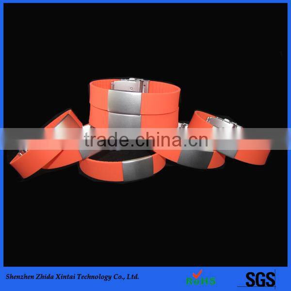 red silicon write on bracelet id bracelets