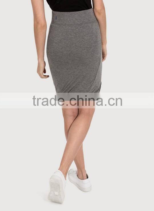 Customize latest fashion women clothes pleated wrap sexy mini skirt