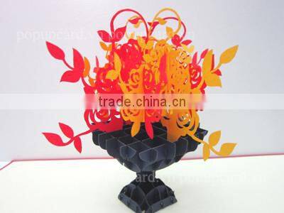 Christmas Tree and Season's Greeting greeting card