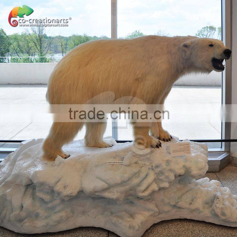 Animatronic animal plush polar bear