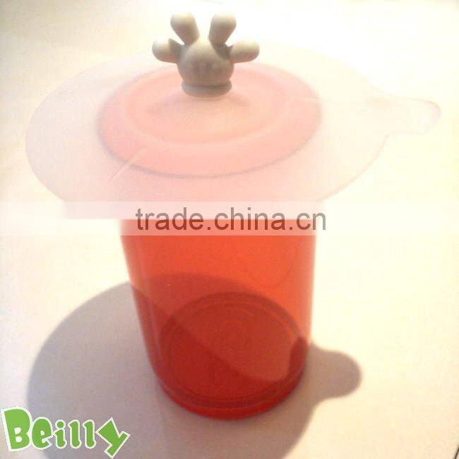2013 the most popular factory manufacture custom design silicone cup lid