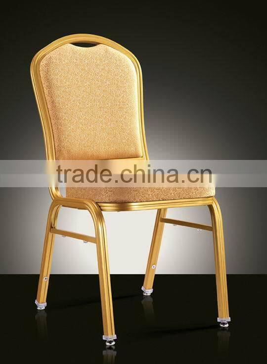 E-001 High grade restaurant canteen chairs with aluminium legs