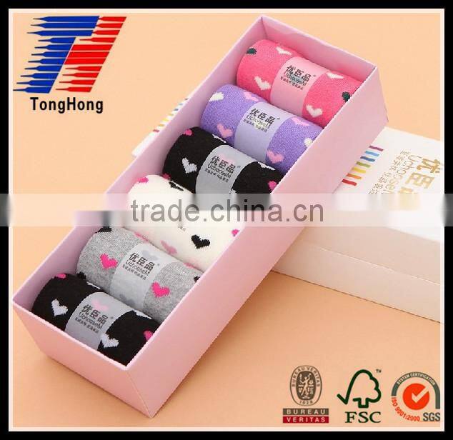 Custom beautiful pink packaging box with cheap price