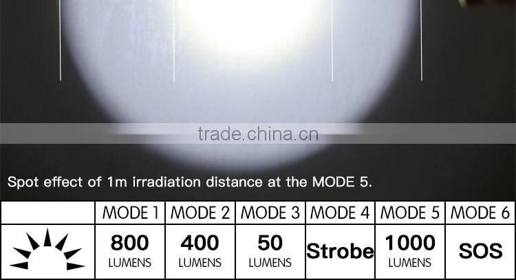 Flashlight sex toy for man 1000 Lumen XML L2 torch light for hunting camping