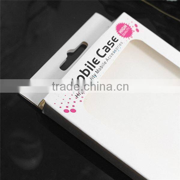 New customized cell phone case paper packaging box