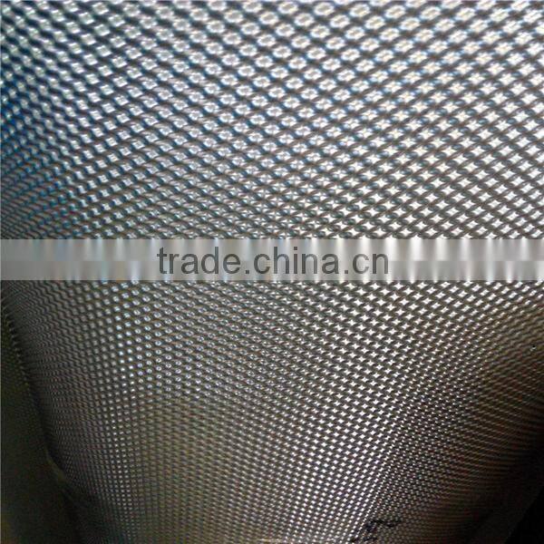 Transportation used anodized diamond embossed mirror aluminum sheet