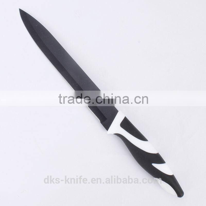 KP1301GB8P Set of 8pcs with Gift Box Black Coating NonStickKitchen cutlery knives