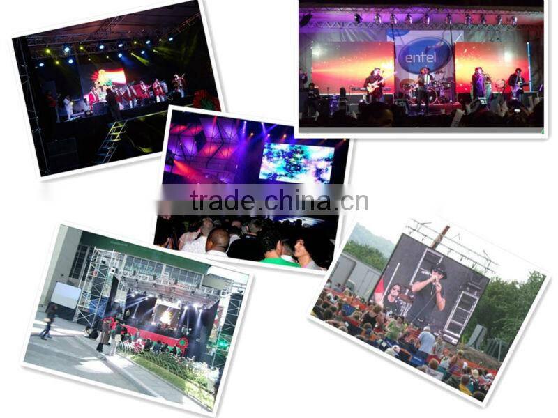 Portable aluminum cabin led display outdoor rental P8mm full color